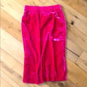 J crew Velvet MIDI Pencil Skirt